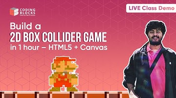 2D Box Collider Game in 1 hour | HTML5 Canvas and Javascript | Live Demo by Arnav