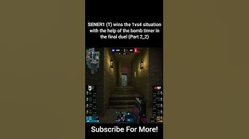 SENER1 T wins the 1vs4 situation with the help of the bomb timer in the final duel Part 2 2