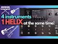 Can A Full Band Use 1️⃣ HELIX? // 4 Instruments w/ Line 6 Helix