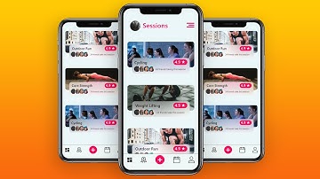 Fitness App Design - Part 2 | Adobe XD Tutorial
