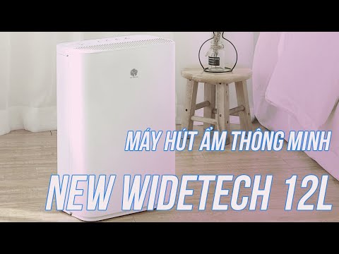 Máy hút ẩm thông minh NEW WIDETECH 12L - Sấy Khô Quần Áo Cực Nhanh, Y Như Phơi Dưới Ánh Mặt Trời