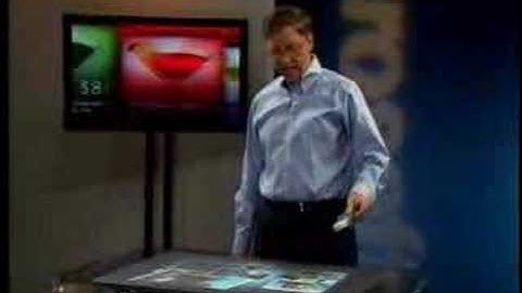 Microsoft unveils tabletop 