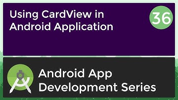Android Application Development Tutorial for Beginners - #36 | 2017 | Using CardView in Android App