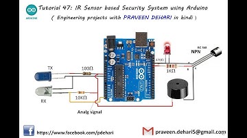 IR Sensor based Security System using Arduino : Tutorial 47