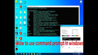 How to use command prompt in windows 7,10,11