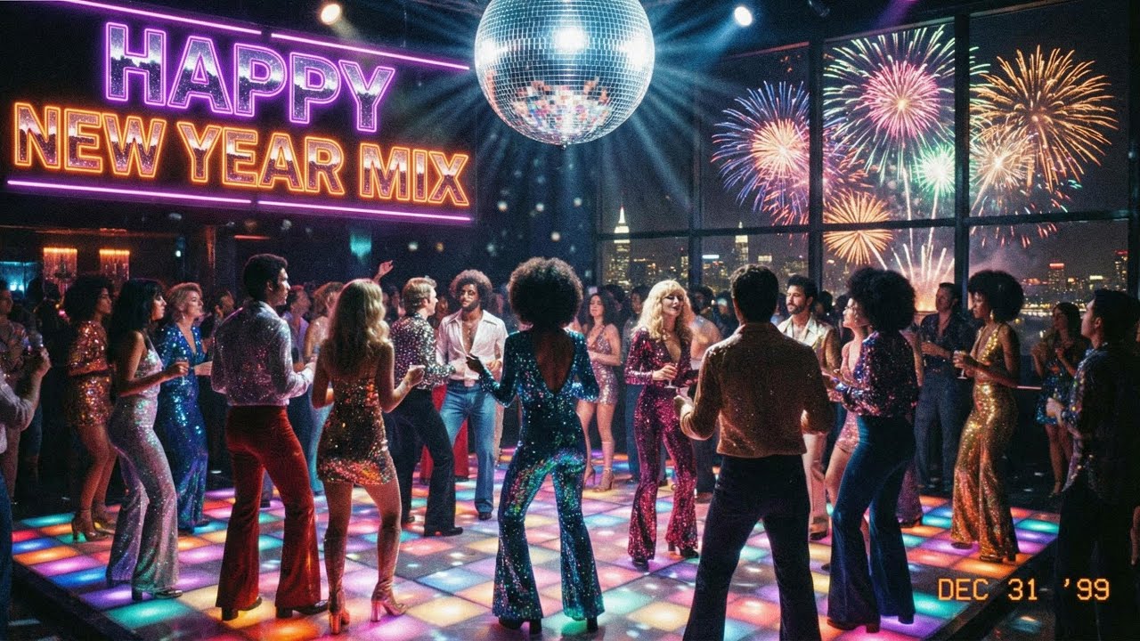 One Year, One New Beginning - Happy New Year 2026 | 90s Euro Disco Style