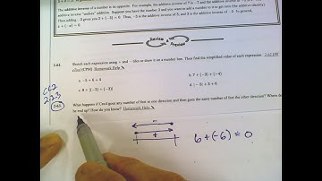 CPM CC2 Section 2.2.3 #2-63 (Adding the same positive and negative number)