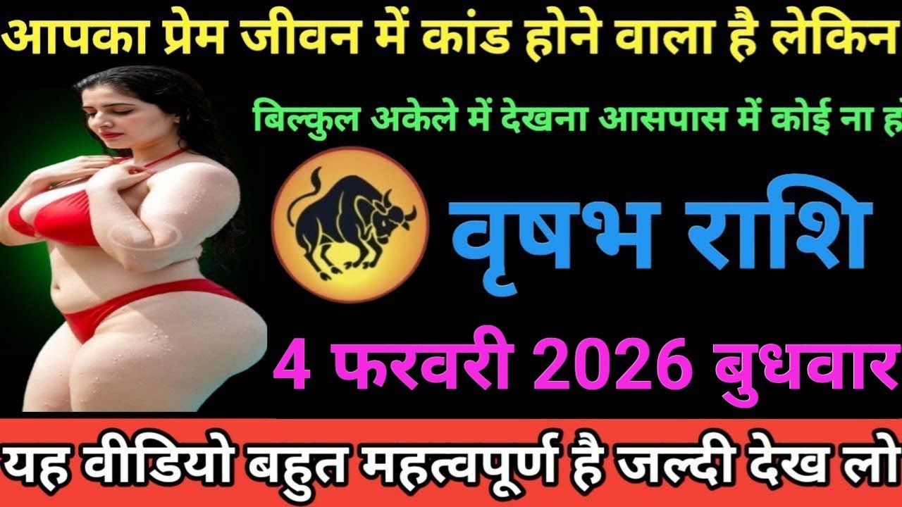 #वृषभ राशि वालों आपका प्रेम जीवन में कांड होने वाला है लेकिन  अकेले में देखना आसपास में कोई ना हो#