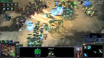 HotS PvT Oracle Opening into VERY close macro game
