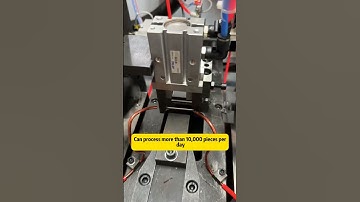 Our chamfering machine focuses on the processing of small round rods