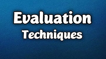 Evaluation Techniques | Human Computer Interaction