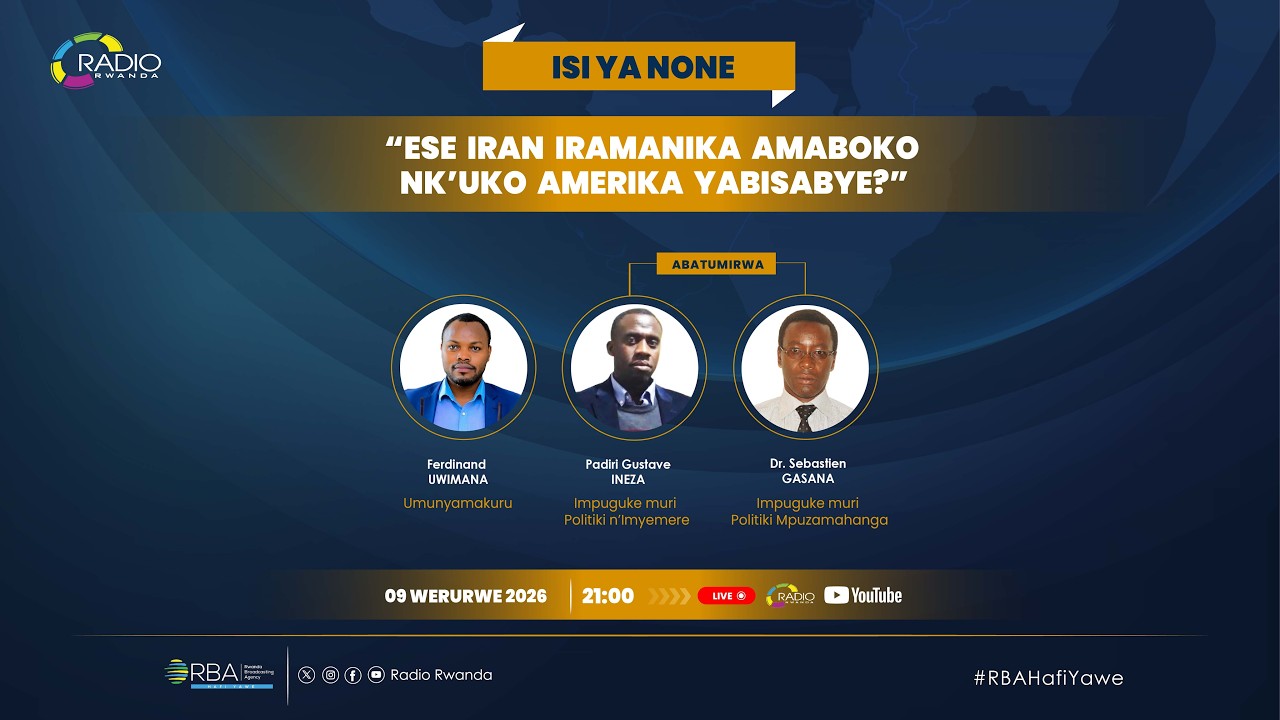 🔴LIVE: ISI YA NONE: Ese Iran iramanika amaboko nk'uko Amerika yabisabye?