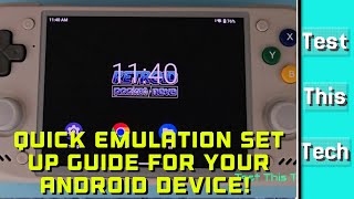 Retroid Pocket Nova Quick Emulation Guide Setup | Test This Tech 