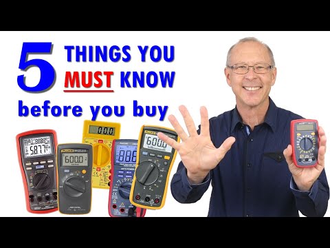 Video: Hur Man Väljer Rätt Multimeter