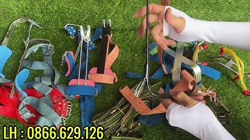 5 mẫu guốc trèo cây, cựa trèo cây hái lan, cắt gỗ, bắt ong