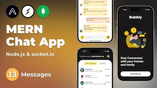 Build a Full Stack Chat App using Socket.io &amp; Expo Router #13 - Messages