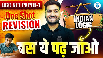 UGC NET Paper 1 Indian Logic One Shot Revision | UGC NET Indian Logic Most Important Questions