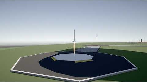 Unity Rocket Launch Complex Game Asset(Landing)