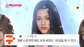 프로듀스101 같은곳에서 댓글모음