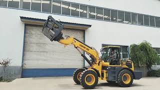 3ton telescopic loader with grass fork Net Worth