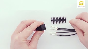 HARTING Han® 1 A Inserts Crimp Termination incl single wire seals assembly instruction