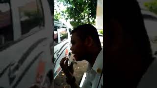 Satpam Bank Mandiri ngerjain penipu . .MANTAPPP...