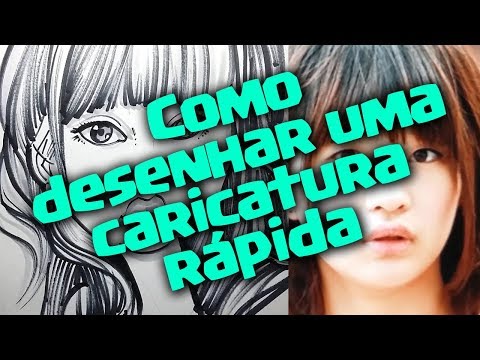 COMO DESENHAR UMA CARICATURA RÁPIDA