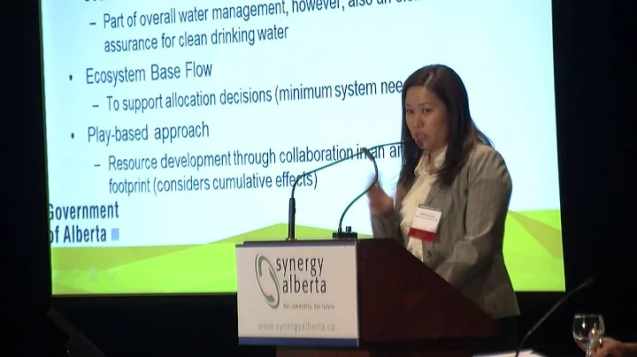 2013 Synergy Panel 2: Water Mgmt in Alberta by Edi...