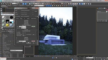Using Vray Instancer and Lighting in Exterior Scene (2)
