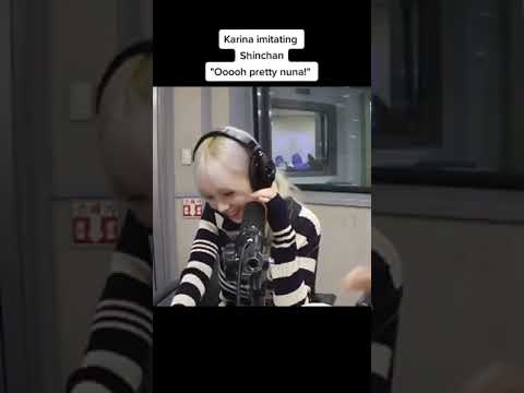 Aespa Karina Imitating Shinchan