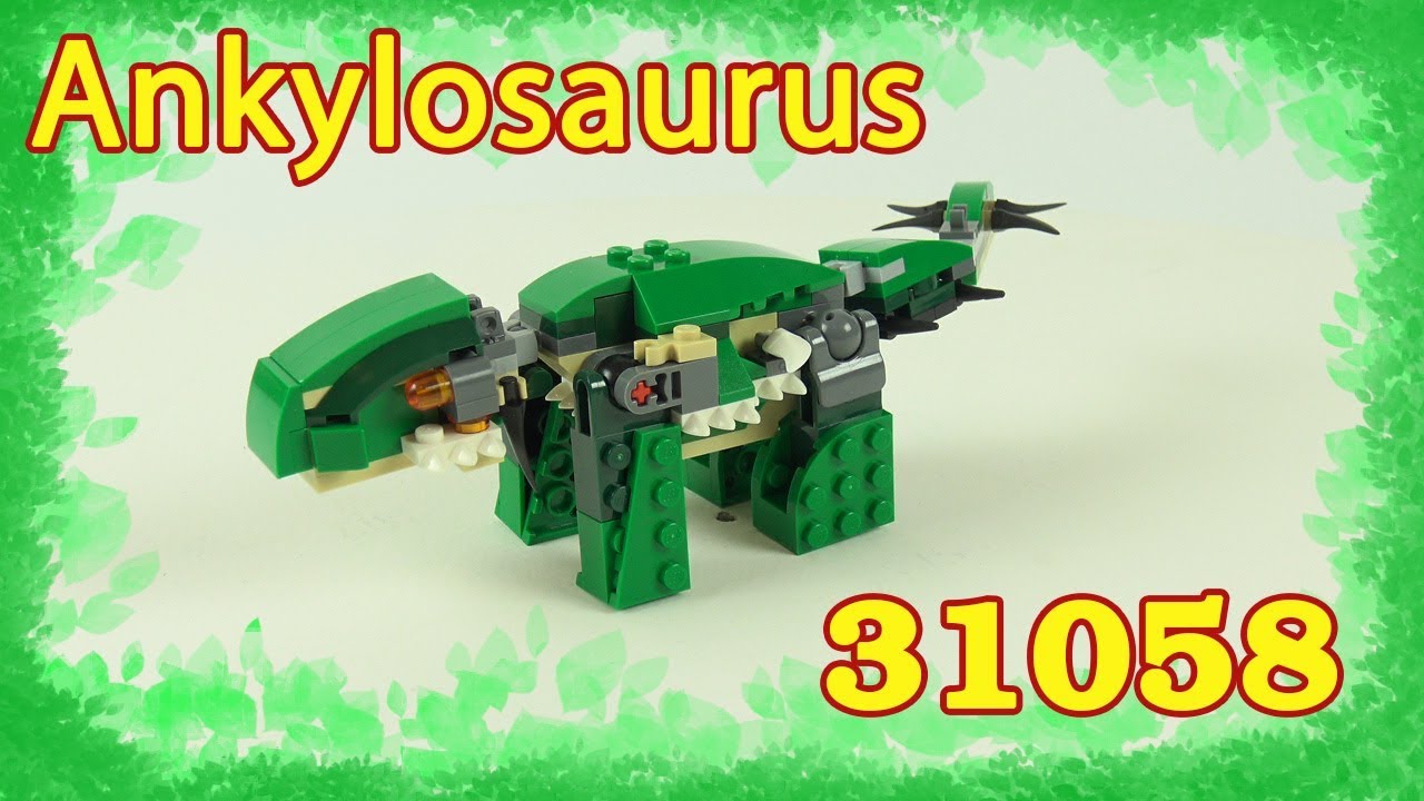 How to Build Ankylosaurus with Lego 31058 