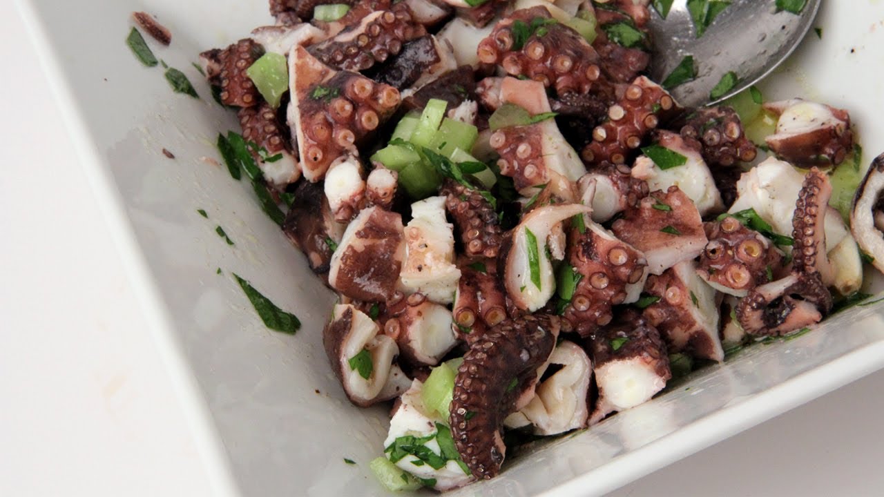 Octopus Salad Recipe - Laura Vitale - Laura in the Kitchen Episode 267