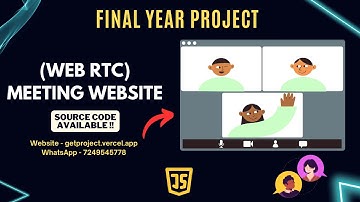 Video Conferencing Website with Source Code | Final Year Project | JavaScript, NodeJS