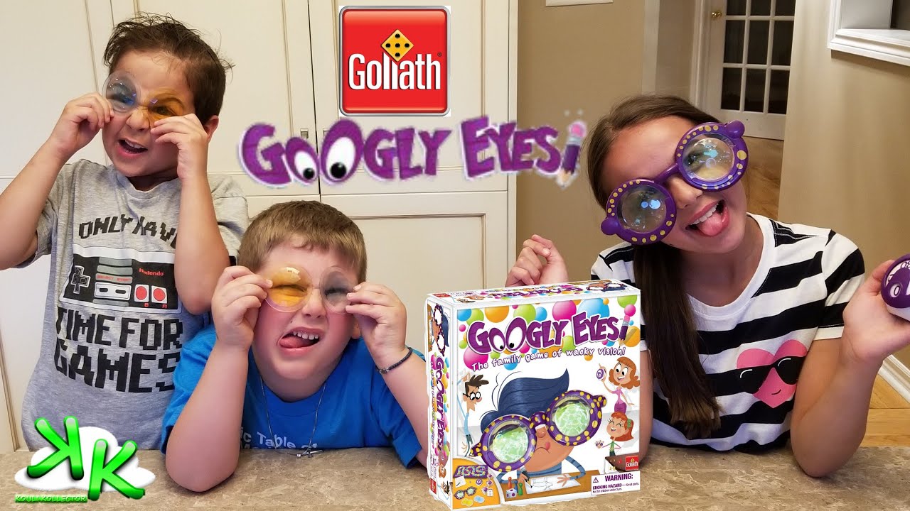 Googly Eyes Goliath Games Review with Kouli and Friends YouTube