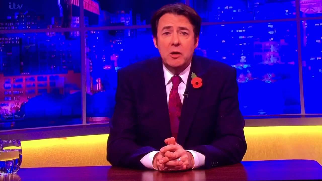 Saturday's amazing line up on The Jonathan Ross Show at 9:45pm on ITV ...