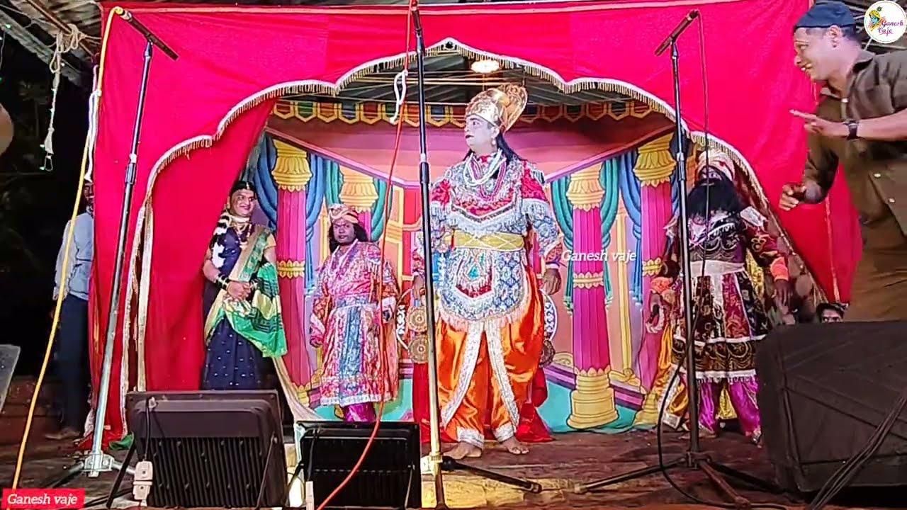 ♥️वगनाट्य♥️ श्री सोमेश्वर श्री सोळजाई नाट्य नमन मंडळ आंगवली देवरुख 😍 बहुरंगी नमन ♥️