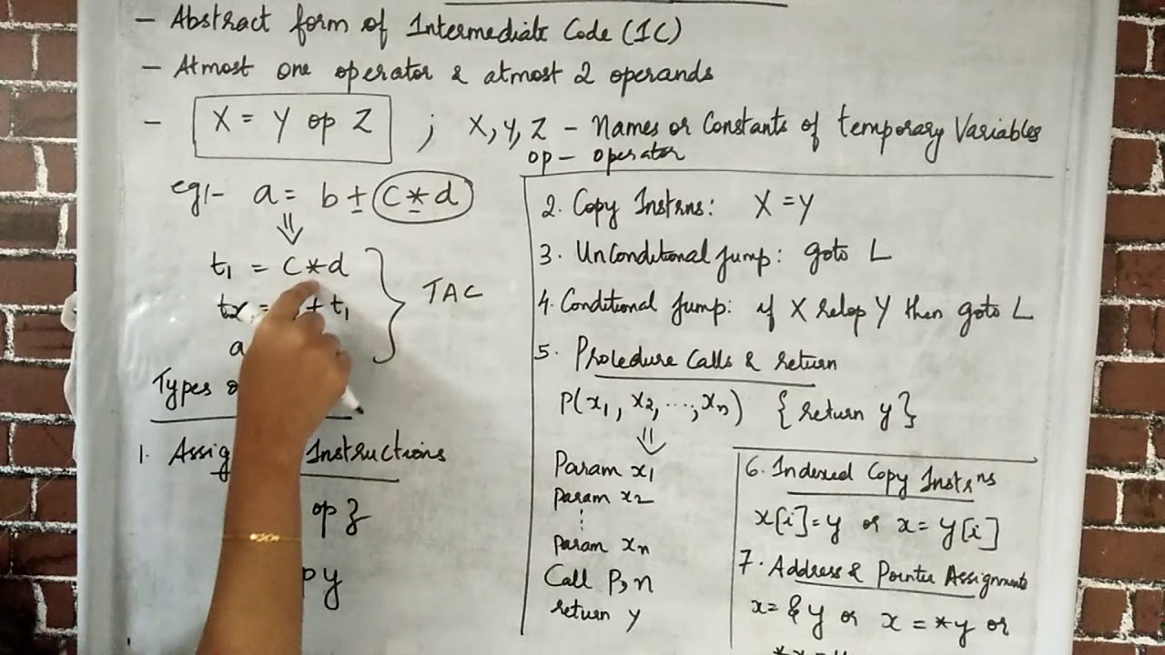 Module V: Three Address Code - YouTube