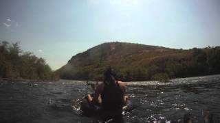 Tubing down the Lehigh River - GoPro Time Lapse