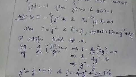 isoperimetric problem 1