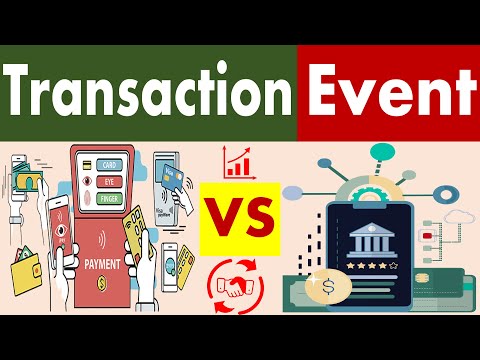 Differences between Transaction and Event.