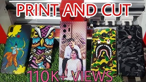 Modern Mart Machine Print & Cut Mobile Skin(Sticker) Part- 3  Lamination Skin Cutting Machine #skin