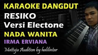 Karaoke Dangdut Resiko || Nada Wanita