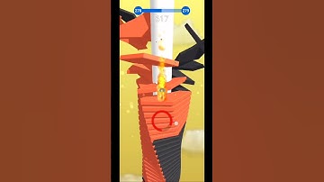Reached Level 282 in Stack Ball! 🔥 Insane Gameplay | Satisfying Mobile Game #shorts