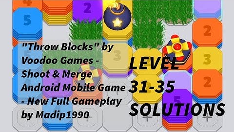 "Throw Blocks" by Voodoo Games - Shoot & Merge Android Mobile Game - New Full Gameplay by Madip1990