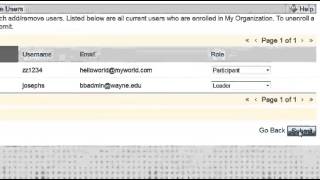 Blackboard 9.1.13: Remove Users from an Organization