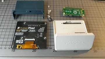 Assembly: Desktop Case for pimoroni HyperPixel 4.0 Square Touch and Raspberry Pi *zero*