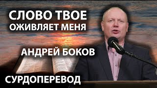 Андрей Боков - Слово Твое оживляет меня (сурдоперевод)