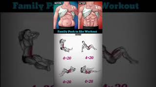 Family Pack To Abs Workout