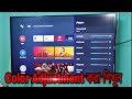 How to color adjustment on tv  haier google tv color adjustment process