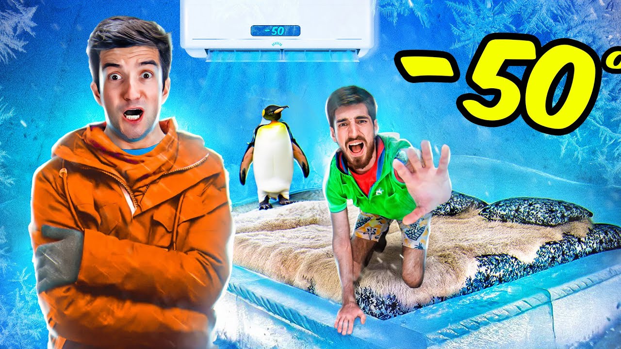 24 de ORE intr-o MASINA FRIGORIFICĂ Challenge !!